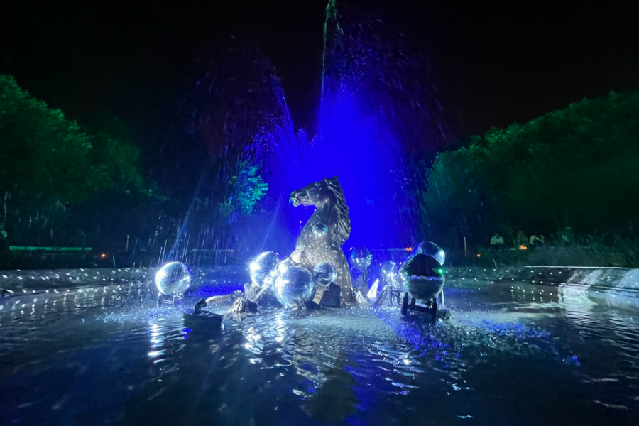 Un jeu de lumière magique pour un mariage