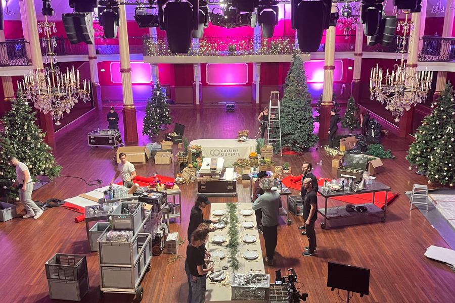 TOURNAGE DE L'ÉMISSION CUISINE OUVERTE