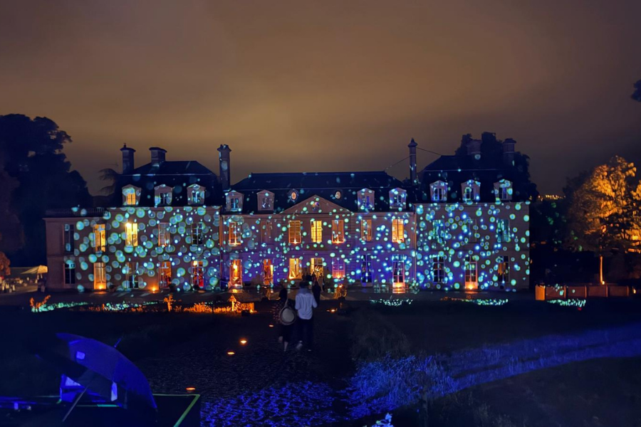 Un jeu de lumière magique pour un mariage