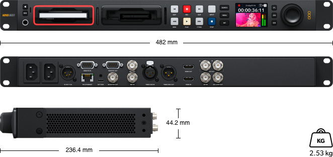 BlackMagicDesign HyperDeck Studio 4K Pro