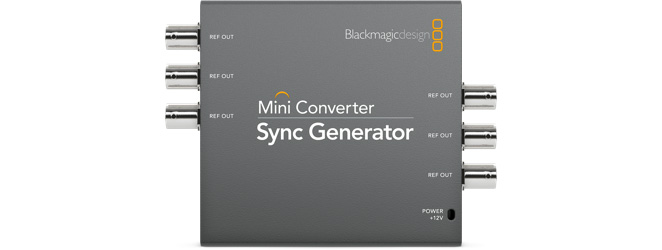 BlackMagicDesign Sync generator