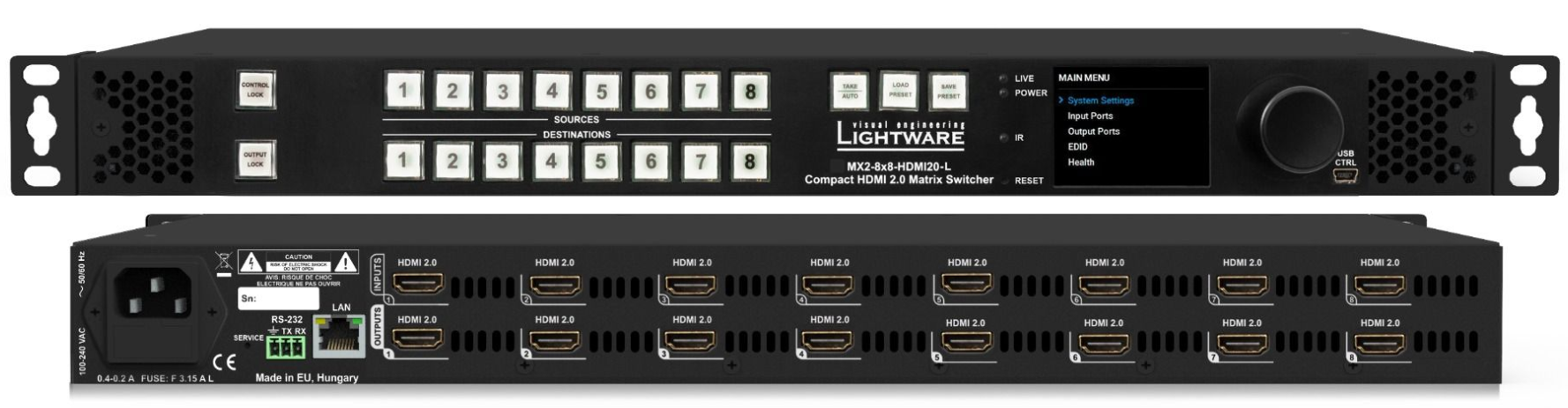 LIGHTWARE MX2-8X8-HDMI