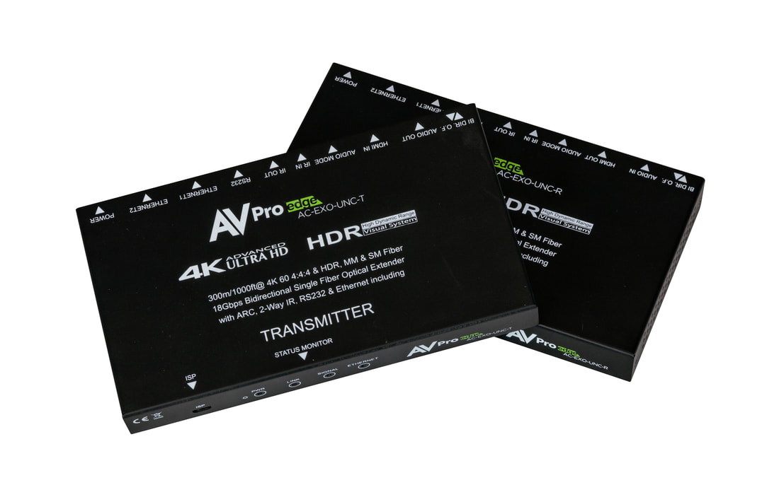 AVPro Extendeur HDMI 4K - Fibre