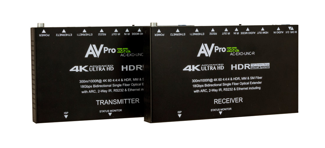 AVPro Extendeur HDMI 4K - Fibre